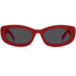 Солнцезащитные очки HUGO, кошачий глаз, оправа: пластик, для женщин - изображение