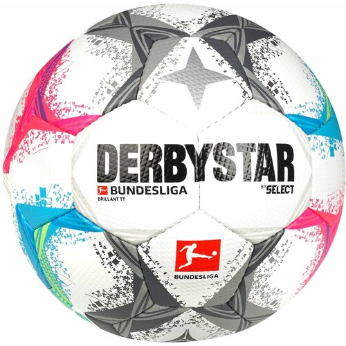 Футбольный мяч профессиональный DERBYSTAR Bundesliga размер 5, CX-0062 / Белый
