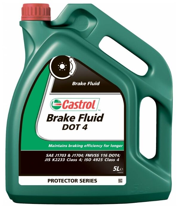 Тормозная жидкость Castrol Brake Fluid DOT 4 5 л