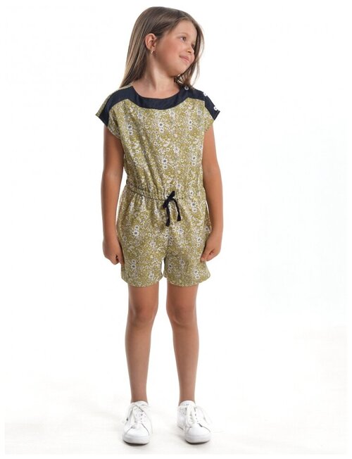 Платье Mini Maxi, размер 98, хаки