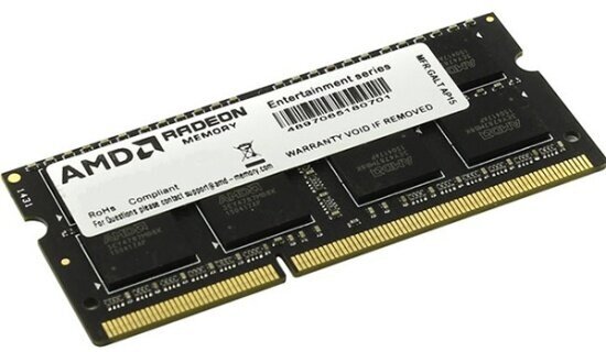 Оперативная память Amd SO-DIMM DDR3L 8Gb 1600MHz pc-12800 (R538G1601S2SL-U) Ret