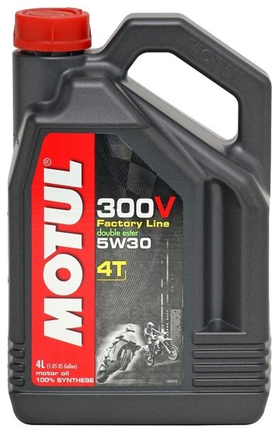 Синтетическое моторное масло Motul 300V Factory Line Road Racing 5W30