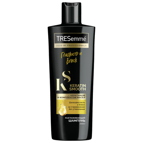 TRESemme шампунь Keratin Smooth разглаживающий с кератином и маслом марулы 400 мл