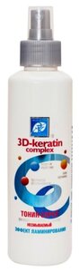 Фото Эксклюзивкосметик Тоник-спрей для волос 3D Keratin Complex эффект шелковых волос