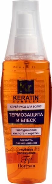 Спрей-уход для волос Floresan Keratin Complex Термозащита и Блеск 135мл ФЛОРЕСАН - фото №3