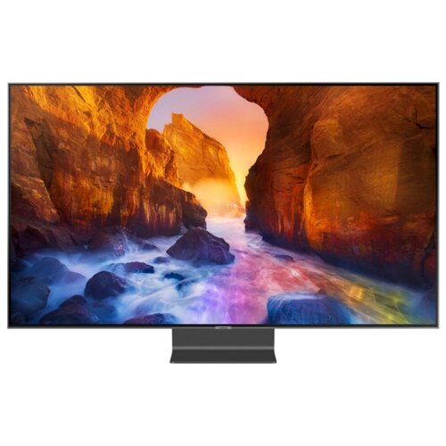 фото Телевизор qled samsung qe55q90rau 55" (2019) серебристый