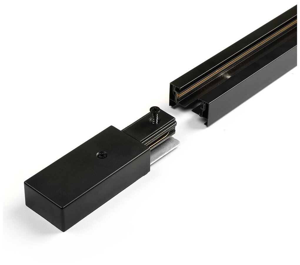 Трековый шинопровод накладной однофазный Jazzway PTR 1M-BL 1 м цвет черный - фото №5
