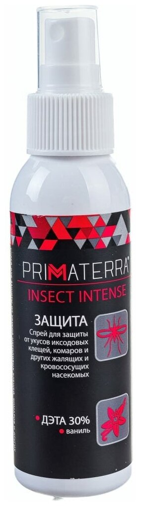 Спрей от укусов клещей и кровососущих насекомых TM Primaterra INSECT INTENSE