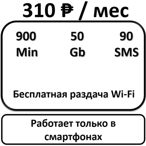 Сим карта безлимитный интернет, для мобильных телефонов, бесплатная раздача WI-FI, 3G 4G LTE sim карта