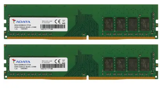 Оперативная память ADATA Premier AD4U32008G22-DTGN 16 ГБ DDR4 8 ГБx2 шт 3200 МГц