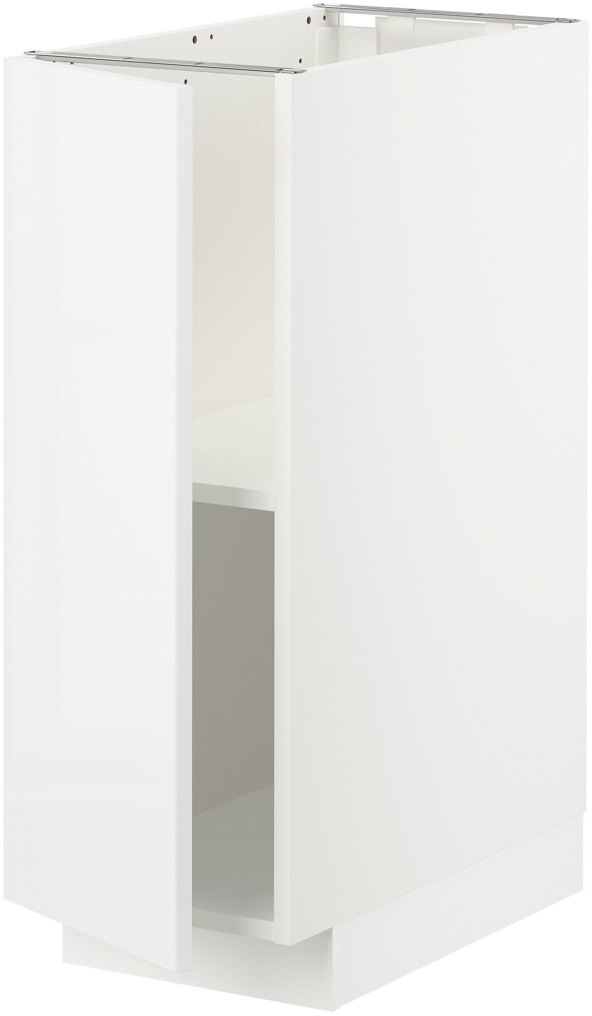METOD метод напольный шкаф с полками 30x60 см белый/Рингульт белый - фотография № 1