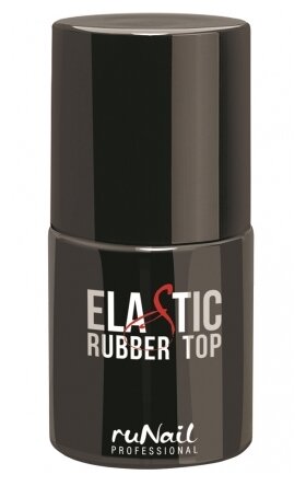 Runail Верхнее покрытие Elastic Rubber Top, прозрачный, 10 мл