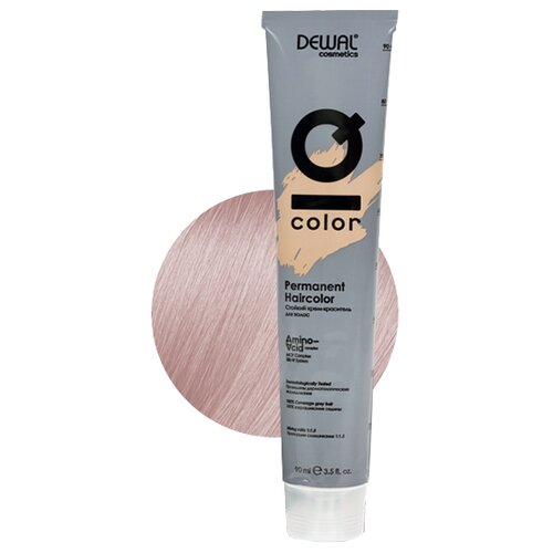 dewal cosmetics краситель перманентный iq color 11 0 ultra light blonde 90 мл Dewal Cosmetics Краситель перманентный IQ COLOR, 11.20 Ultra light pearl blonde, 90 мл