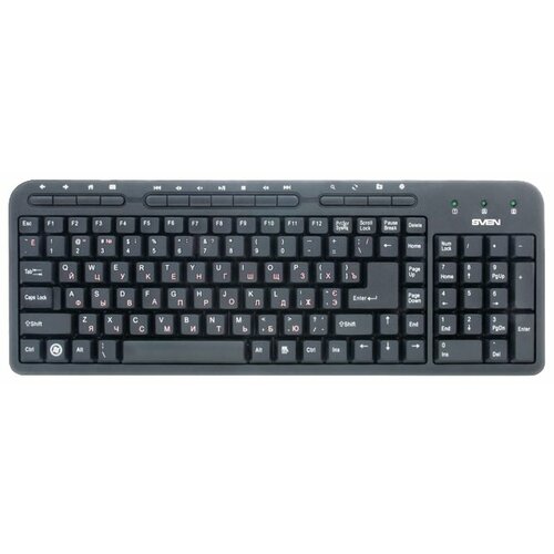 Клавиатура SVEN Standard 309M USB чёрная 51000₽
