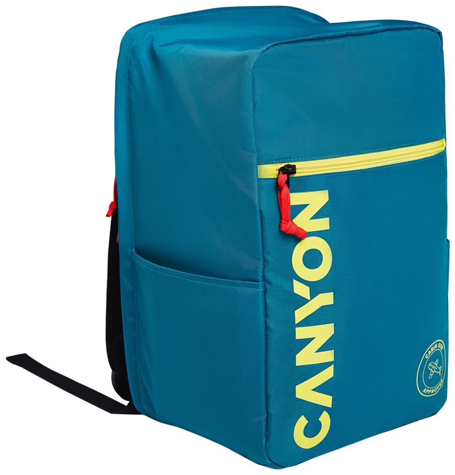 Рюкзак для ноутбука 15.6" Canyon CSZ-02 Dark Aquamarine / Lemon (cns-csz02dgn01)