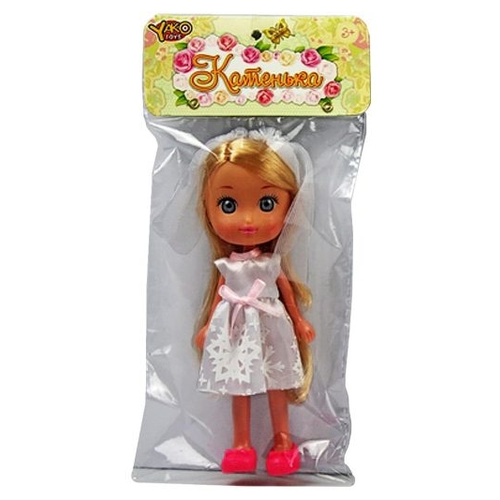 Кукла Yako Катенька Невеста 16,5 см M6623 кукла yako катенька 16 5 см m6621