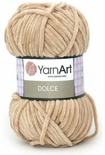 Пряжа YarnArt Dolce бежевый (747), 100%микрополиэстер, 120м, 100г, 3шт