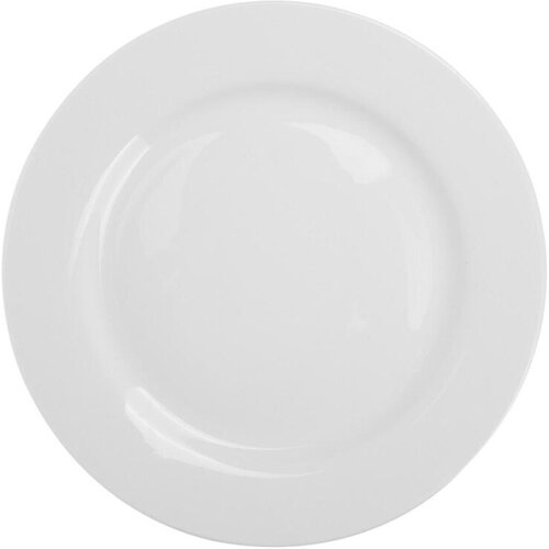 Тарелка Chan Wave Classic мелкая D 175мм фарфор белый фк0176 621₽