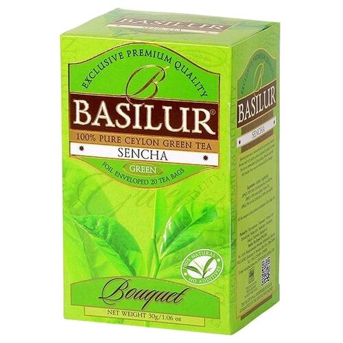 Чай зеленый Basilur Bouquet Sencha в пакетиках