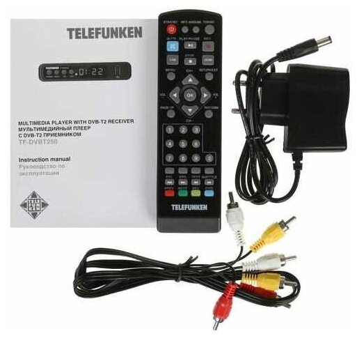 Приемник телевизионный DVB-T2 Telefunken TF-DVBT250