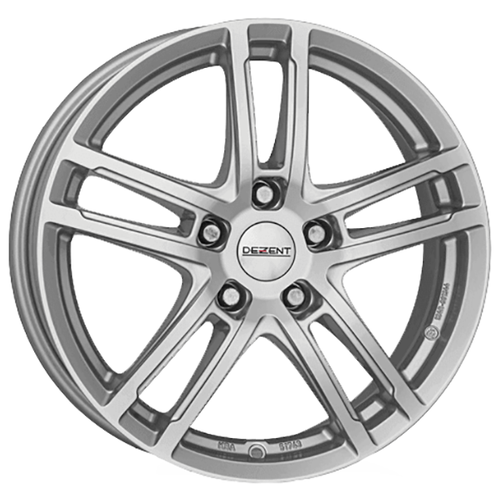 Dezent TZ 17 / 7.5J PCD 5x112.00 ET 48.00 ЦО 70.10 Литой / Серебристый