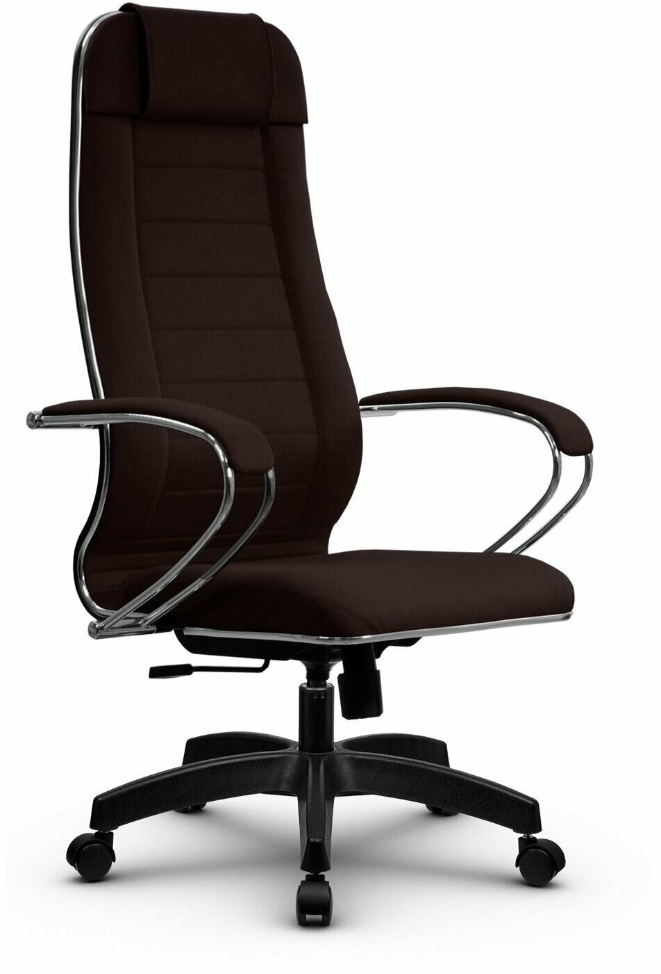 Компьютерное офисное кресло Metta B 1m 32Р/К127, Основание 17831, Темно-коричневое