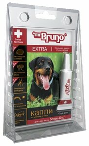 Фото Mr. Bruno Extra капли инсектоакарицидные для собак более 40 кг
