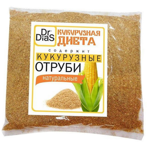 Отруби Dr. DiaS кукурузные натуральные без сахара, 180 г
