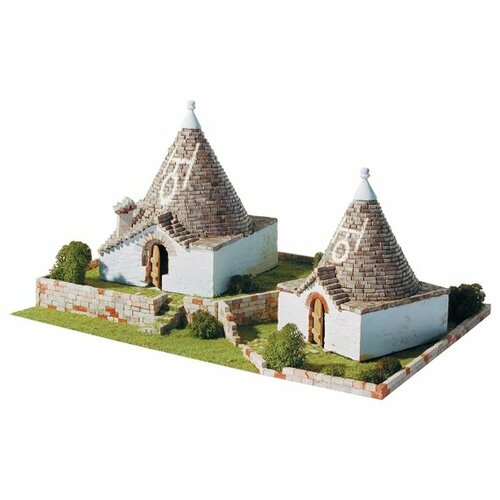 Дома Trulli (Трулли), конструктор из кирпичей Aedes Ars (Испания), М. 1:80, ADS1257