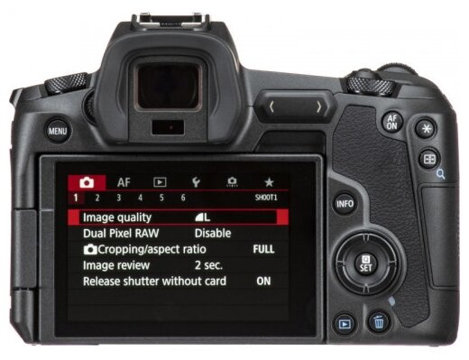 Фотоаппарат Canon EOS R Body + EF-EOS R адаптер черный адаптер EF?EOS R фото 8