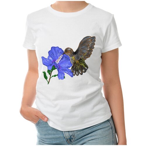 фото Футболка roly, размер m, белый