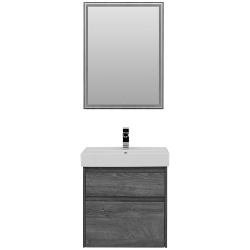 Мебель для ванной Aquanet Nova Lite 60 дуб рошелье (2 ящика)