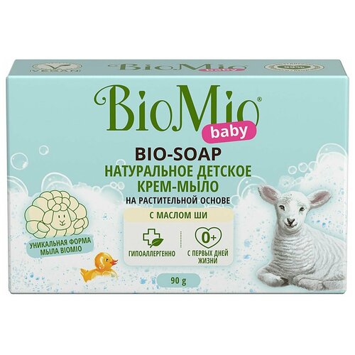 Крем-мыло детское Baby Bio-Soap с маслом Ши 90г