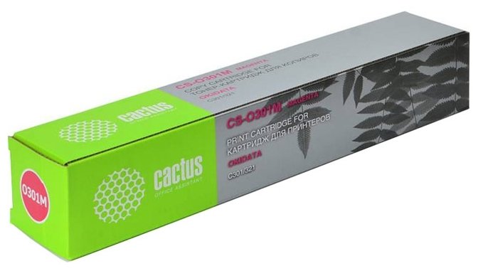 Cactus CS-O301M Картридж CS-O301M для OKI C301 321 пурпурный 1500 страниц