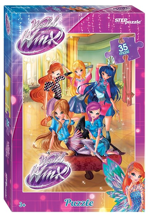 Пазл Step puzzle Rainbow MAXI Winx - 2 (91229), 35 дет.