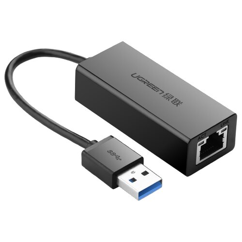 Сетевой адаптер UGreen UG-CR111B, черный адаптер ugreen cm477 30757 usb 2 0 to 3 5mm audio adapter aluminum alloy dark gray