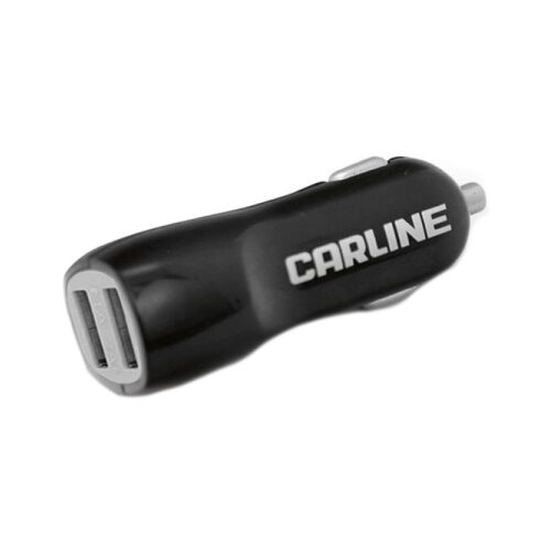 Зарядное устройство AZARD CARLINE адаптер USBx2 1A и 2.1А в прикуриватель 12/24В черное