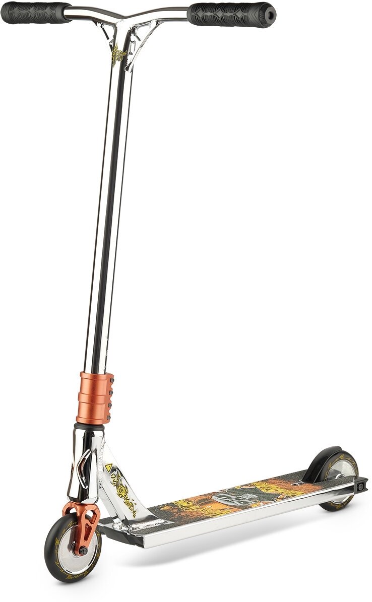 Самокат Fox Pro Big Boy 4.7 Silver/brown, Chrome