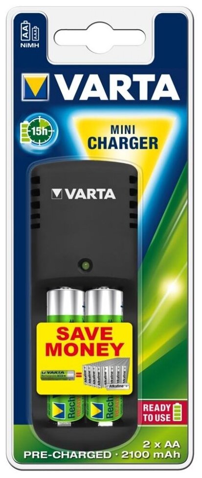 Зарядное устройство VARTA Mini Charger (57646)