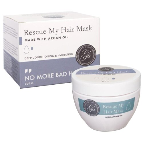 фото Grace & Stella Спасительная маска для волос с маслом арганы Rescue My Hair Mask, 300 г