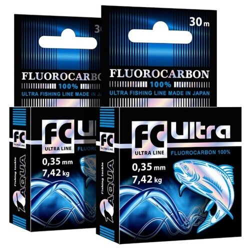 фото Леска aqua fc ultra fluorocarbon 100%