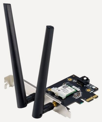 Изображение товара Сетевой адаптер Asus AX1800 PCI-E WiFi 6 + Bluetooth 5.2