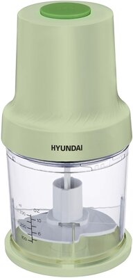 Измельчитель электрический Hyundai HYC-P3128 0.8л. 350Вт салатовый/белый