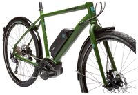 Электровелосипед KONA Dew-E (2019) matt eco green/dark forest/dark seafoam decals 55 см (требует фин