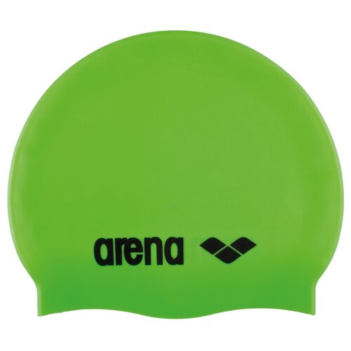 фото Шапочка для плавания arena classic silicone jr 91670, acid lime/black