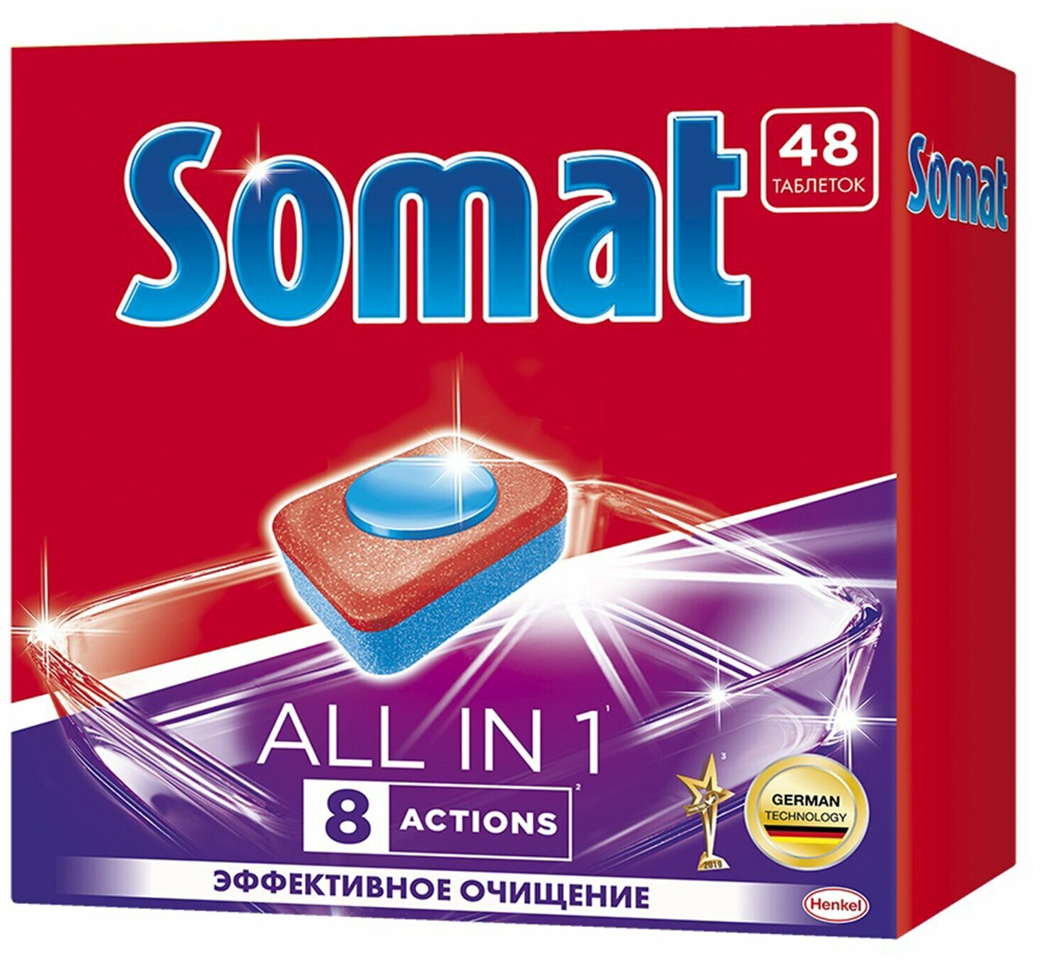 Таблетки для посудомоечных машин 48 шт. SOMAT «All-in-1» 1 шт.