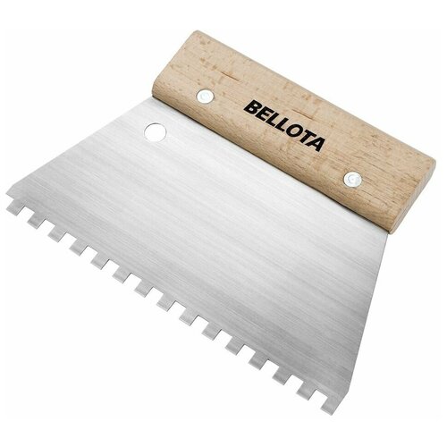 Шпатель гребенка BELLOTA 180х121мм зубчатый 8мм 5877-08 690₽
