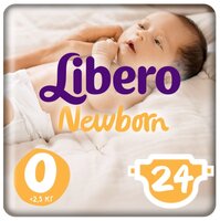 Libero подгузники Newborn 0 (0-2,5 кг) 24 шт.