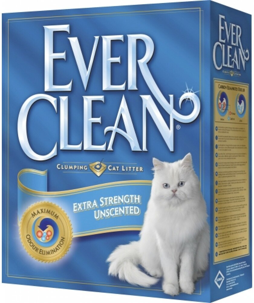 Наполнитель Ever Clean Unscented Extra Strong Clumping комкующийся 10 л - фото №11