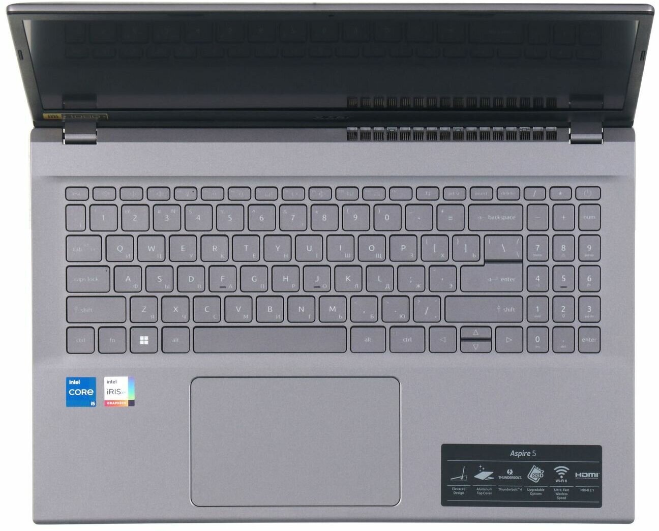 Ноутбук Acer Aspire 5 A515-57-51W3 серый (nx.k3ker.006) - фото №7